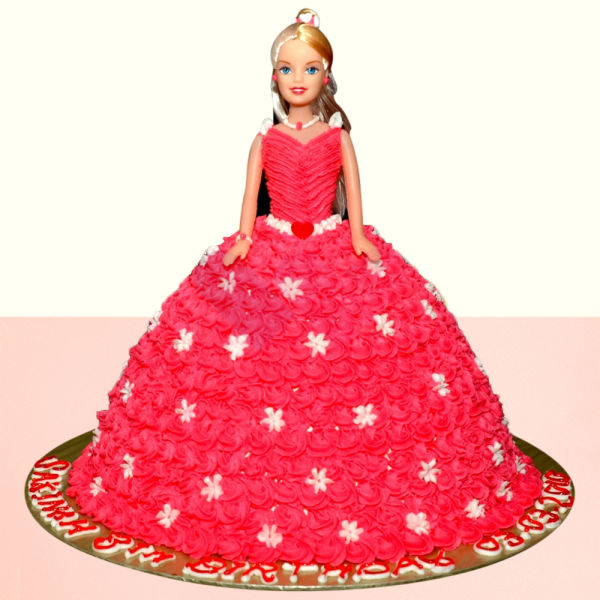 Black Forest Barbie Doll Cake