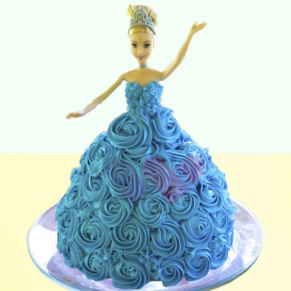 Chocolate Barbie Cake