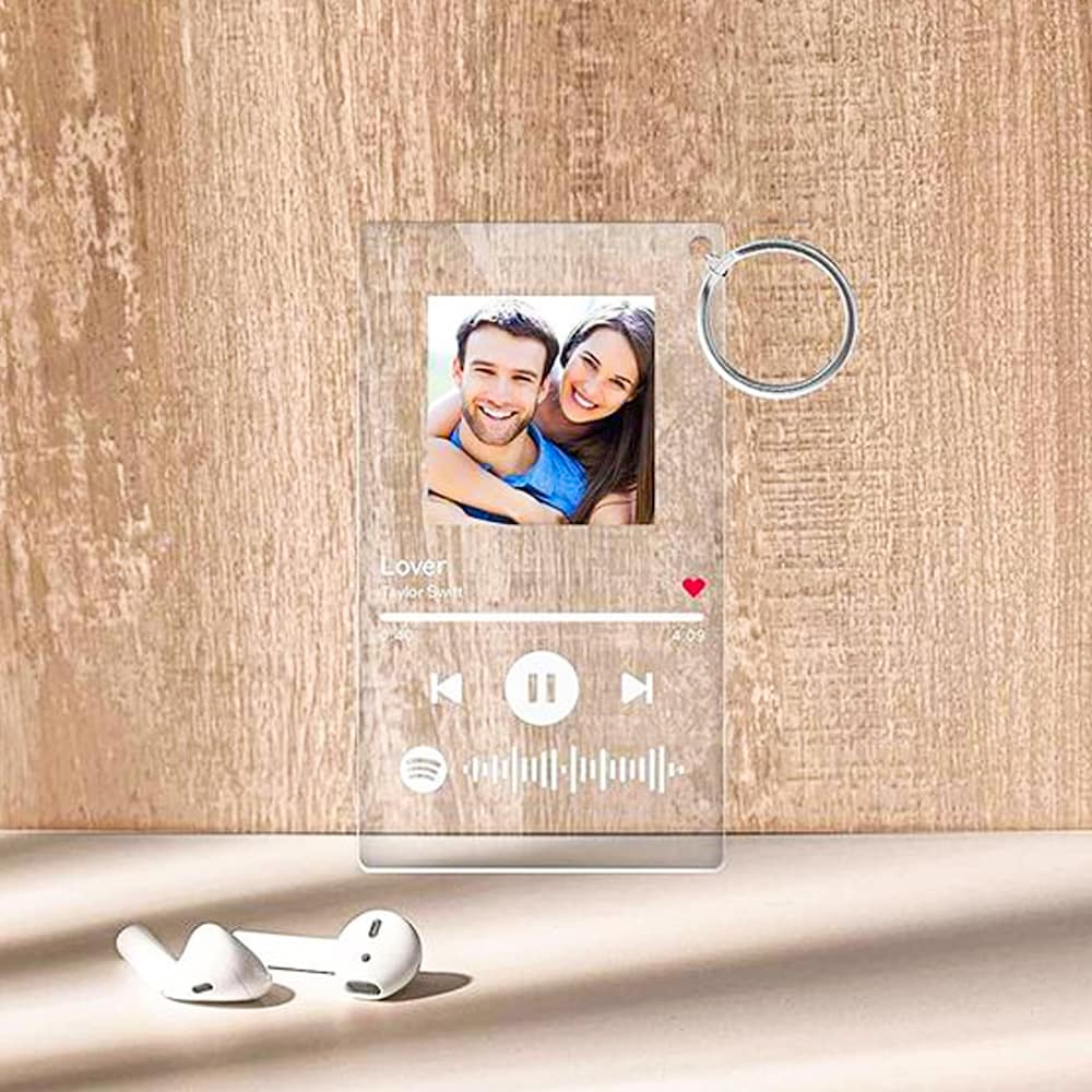 Acrylic Spotify Song Key Chain
